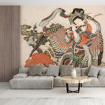 Murale autocollante Ange d'Asie orientale par Sir Edward — Décor Imprimé