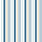 Costal Stripes wallpaper – Wallpaper by Marinette's Colours, Décor Imprimé (view 2/7)