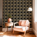 Gilded Eclipse Self-adhesive Wallpaper