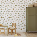 Papier peint autocollant Famille de lapin par Kikki Belle — Décor Imprimé