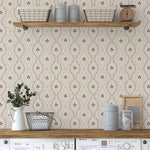 Papier peint autocollant Guirlande fleurie – Murale par Natasha Prévost, Décor Imprimé (vue 1/12)
