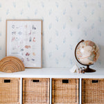 Papier peint autocollant Flore de Rive – Murale par Flora Rose Design, Décor Imprimé (vue 1/4)