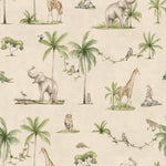 Échantillon de papier peint Jungle joyeuse