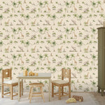 Papier peint autocollant Jungle joyeuse par Kikki Belle — Décor Imprimé