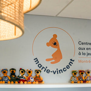 Image de réalisation - Autocollant mural Fondation Marie-Vincent