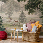 Murale autocollante Plaisir en forêt par Kikki Belle — Décor Imprimé