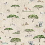 Échantillon de papier peint Savane ensoleillée