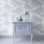 Coastal Toile Self-adhesive Wallpaper