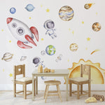 Autocollant mural Joie Spatiale – Autocollant par Oliver Robins, Décor Imprimé (vue 1/3)