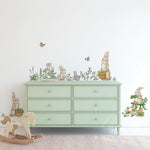 The Rabbit Family Self-adhesive Wall Decal – Sticker by Kikki Belle, Décor Imprimé (view 1/3)