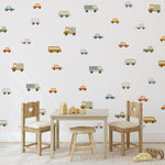 Autocollant mural Les petites voitures – Autocollant par Emilie Cliche, Décor Imprimé (vue 1/16)