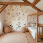 Autocollant mural Lune Endormie – Autocollant par Oliver Robins, Décor Imprimé (vue 1/3)