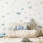 Marine Life Self-adhesive Wall Decal – Sticker by Leslie Passerino, Décor Imprimé (view 1/5)