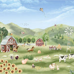 Échantillon de murale autocollante Joie à la ferme - Décor ImpriméÉchantillonsDécor Imprimé