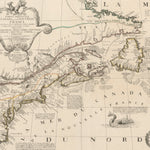Échantillon de murale autocollante Partie orientale de Canada ou de la Nouvelle France Décor ImpriméÉchantillonsDécor Imprimé