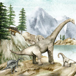 Échantillon de murale autocollante Rêves de dinosaures - Décor ImpriméÉchantillonsDécor Imprimé