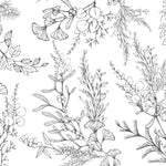 Échantillon de papier peint autocollant Estampe de plantes - Décor ImpriméÉchantillonsDécor Imprimé