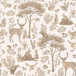 Échantillon de papier peint autocollant Forêt Fantastique Monochrome - Décor ImpriméÉchantillonsDécor Imprimé