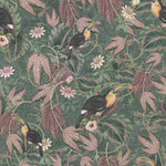 Échantillon de papier peint autocollant Toucans de la Jungle Tropicale - Décor ImpriméÉchantillonsDécor Imprimé