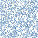 Échantillon de papier peint autocollant Vagues Infinies - Décor ImpriméÉchantillonsDécor Imprimé
