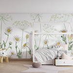 Murale autocollante Champ de marguerites - Décor ImpriméMuraleKikki Belle