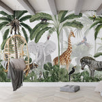 Murale autocollante Danse de la jungle - Décor ImpriméMuraleKikki Belle
