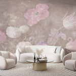 Murale autocollante Fleurs Baroques Sombres – Murale par Bloomery Decor, Décor Imprimé (vue 1/10)