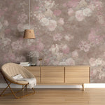 Murale autocollante Fleurs Baroques Sombres II – Murale par Bloomery Decor, Décor Imprimé (vue 1/4)