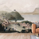 Georgeville with Owl's Head and Mount Elephant Wallpaper