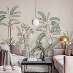Murale autocollante Panorama de la Jungle Vintage – Murale par Bloomery Decor, Décor Imprimé (vue 1/10)