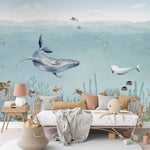 Murale autocollante Vie marine secrète - Décor ImpriméMuraleKikki Belle
