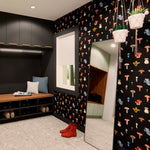 Mushrooms Self-adhesive Wallpaper – Mural by Atelier C3 Design, Décor Imprimé (view 1/4)