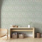 Papier peint autocollant Damassé Floral Morris – Murale par Bloomery Decor, Décor Imprimé (vue 1/17)