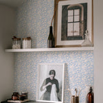 Negative Frangipani Self-adhesive Wallpaper – Mural by Marie Le Moal, Décor Imprimé (view 1/14)