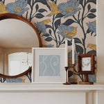 Birds and Flowers Self-adhesive Wallpaper – Mural by Papillon Patterns, Décor Imprimé (view 1/4)