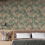 Papier peint autocollant Perroquets de la Jungle Tropicale – Murale par Bloomery Decor, Décor Imprimé (vue 1/12)