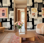 Parisian Stripes Self-adhesive Wallpaper – Mural by Pippa & I, Décor Imprimé (view 1/7)