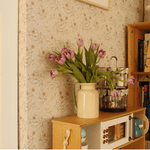 Roses and Colourful Baby's Breath Self-adhesive Wallpaper – Mural by Natasha Prévost, Décor Imprimé (view 1/16)