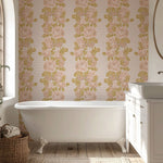 Pic-nic Roses Self-adhesive Wallpaper – Mural by Gabrielle De Winter, Décor Imprimé (view 1/11)