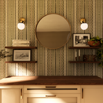 Vintage Stripes Self-adhesive Wallpaper – Mural by Atelier C3 Design, Décor Imprimé (view 1/16)