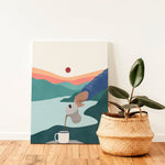 Canvas Print Nature Coffee – Canvas fabrics by Les Barbos, Décor Imprimé (view 1/5)