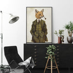 The Fox Canvas Print – canvas Print by Mike Koubou, Décor Imprimé (view 1/3)