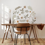 Floral Bouquet Self-adhesive Wall Decal – Sticker by Natasha Prévost, Décor Imprimé (view 1/3)