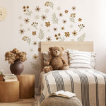 Summer Flowers Self-adhesive Wall Decal – Sticker by Natasha Prévost, Décor Imprimé (view 1/4)