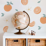 Oranges Self-adhesive Wall Decal – Sticker by Fleur maison, Décor Imprimé (view 1/3)