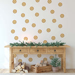 Dried Oranges Self-adhesive Wall Decal – Sticker by Mélanie Foster, Décor Imprimé (view 1/3)