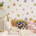 Autocollant mural Smiley Pop Retro – Autocollant par Emilie Cliche, Décor Imprimé (vue 1/3)