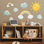 Wake Up and Smile Self-adhesive Wall Decal – Sticker by Leslie Passerino, Décor Imprimé (view 1/3)