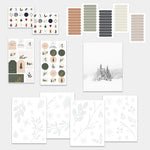 Autocollant murale Ensemble des Fêtes 03 - Décor ImpriméAutocollantDécor Imprimé