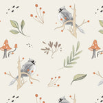 Échantillon de papier peint autocollant Cardinal et forêt - Décor ImpriméÉchantillonsDécor Imprimé